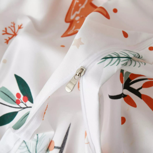 Biancheria da letto in microsatinato bianco I25 Spod Igły i Nitki - morbida, liscia e resistente