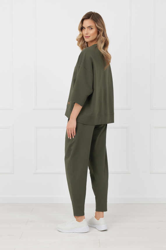 Felpa Kaori Italian Fashion 3/4 manica cotone