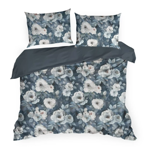 Biancheria letto Kira Design 91 floreale reversibile morbida con zip