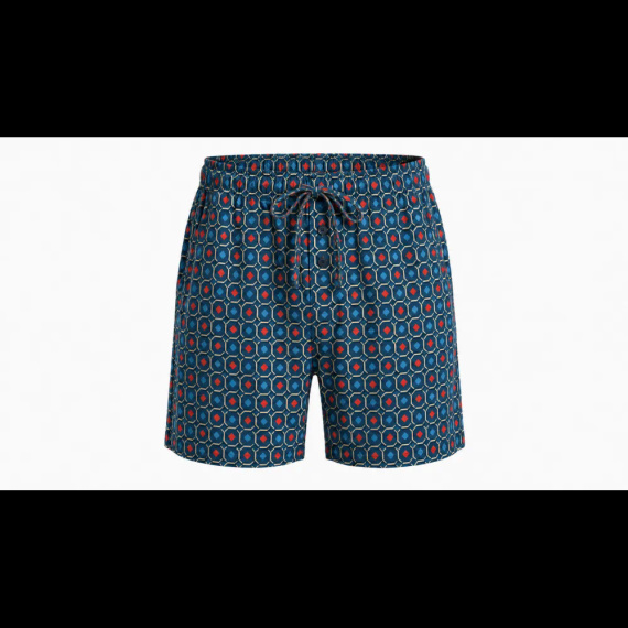 Sesto Senso 2026/01 Pigiama Uomo Corto Blu Navy 100% Cotone