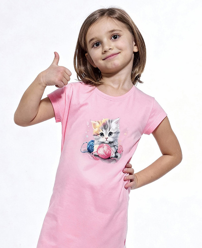 Cornette camicia da notte bambina 493/116 494/116 Hug Me 100% cotone