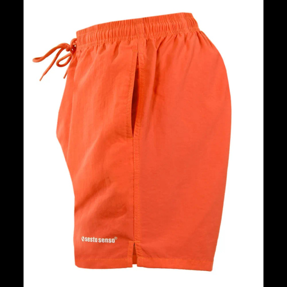 Sesto Senso costume da bagno uomo shorts mare ad asciugatura rapida tasche orange