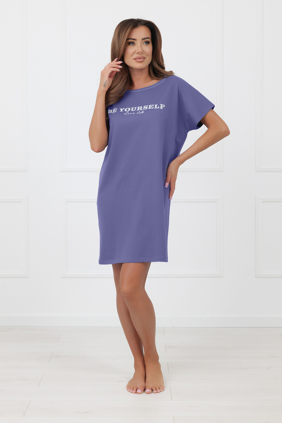 Camicia da notte donna Rima Italian Fashion 100% cotone manica corta