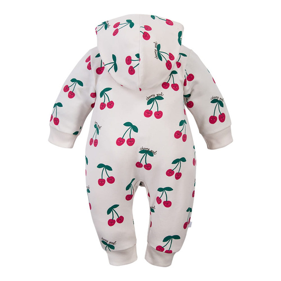 Tutina neonato Eevi ecru 100% cotone senza piedi comoda