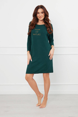Camicia da notte Natura 3/4 Moda italiana - verde