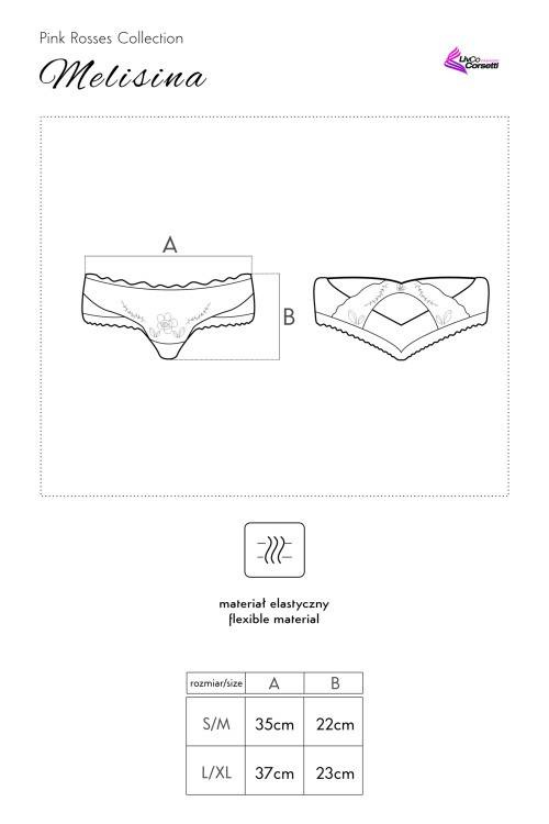 Melisina LC 90432 LivCo Corsetti Fashion mutandine donna - bordeaux