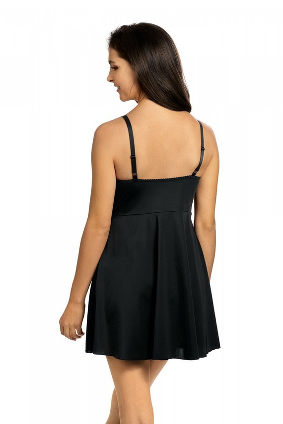 144 Camicia da notte Lupoline - nero