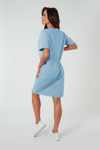 Tunica da donna Stella a maniche corte Italian Fashion - blu