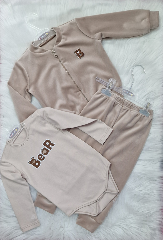 Body Bear Baby Bambarillo beige | Cotone, elasticizzato, confortevole