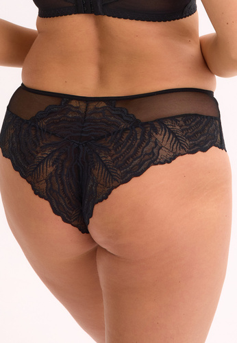 GFB 1229 Jessia mutandine brasiliane Gaia - pizzo, sensuale, confortevole nero
