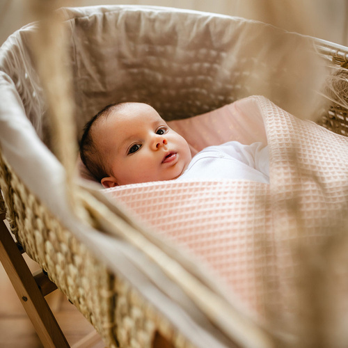 Fascia neonato Petite Eevi 75x75 cotone waffle morbida comfort