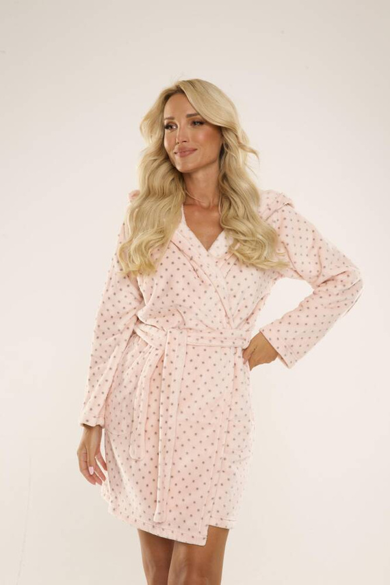 546 Melanie Accappatoio corto da donna Forex - Salmone