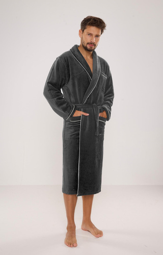 735 Vestaglia da uomo Manuele De Lafense - grafite