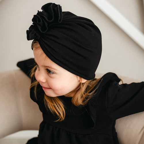 Simply Comfy turbante nero 100% cotone Eevi