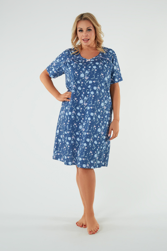 Camicia da notte Agalia, manica corta Moda italiana - stampa