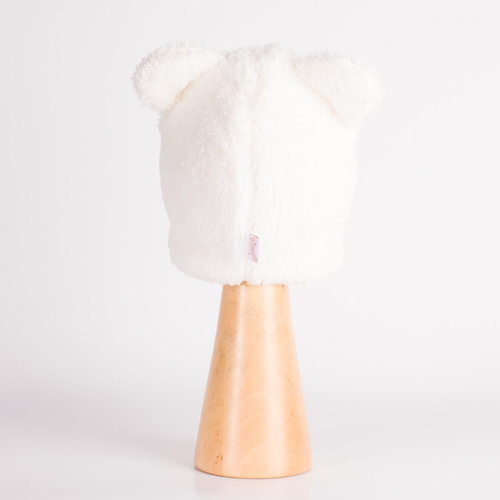 Nicol Tosia 225265 Cappello bianco Orsetto con Orecchie in Cotone