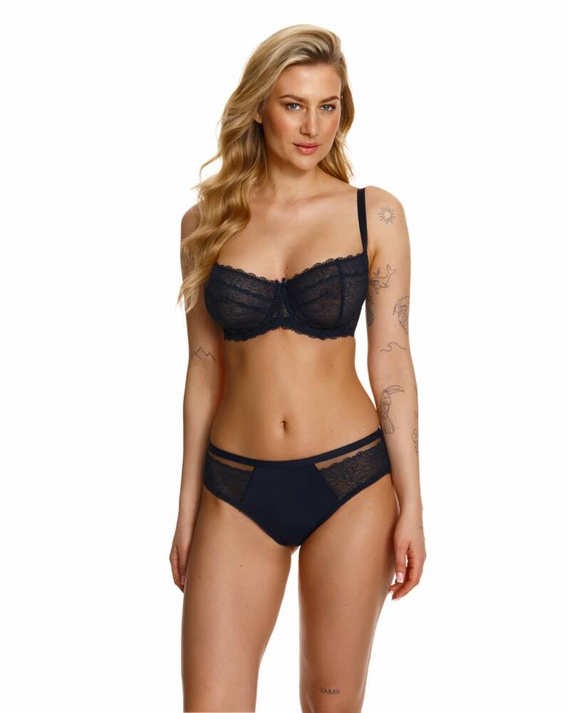 2401 Reggiseno morbido Lupoline - blu navy