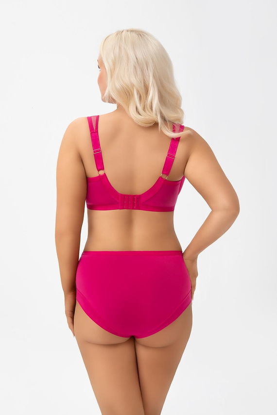 Gorsenia K 441/1 Luisse reggiseno soft amaranto sostegno seno grande comfort