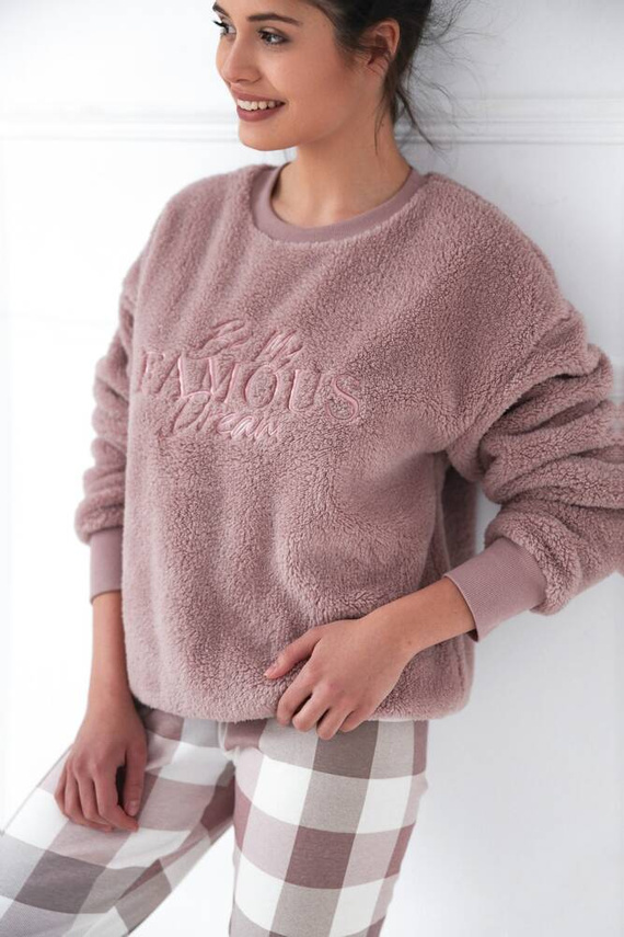 Kaycee Pigiama donna Sensis Interlock - rosa cipria