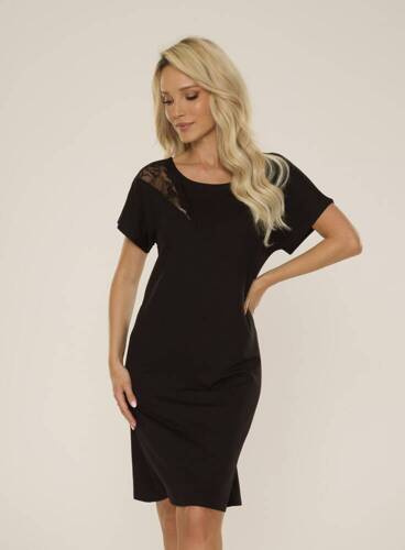 737 Camicia da notte Velar Forex - nero