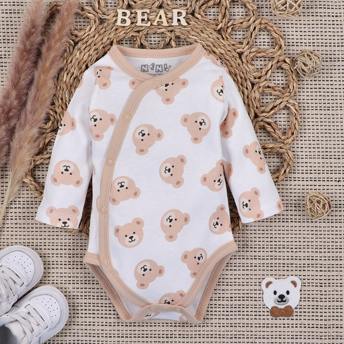 ABK-0047 Set per bambini in cotone biologico Sweet Bears di Nini