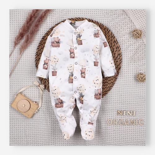 Tutina Nini 100% Balloon Friends cotone biologico per neonato