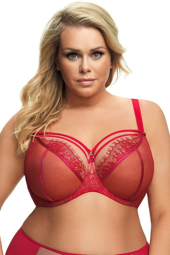 K 496 Reggiseno morbido Paradise Gorsenia - rosso