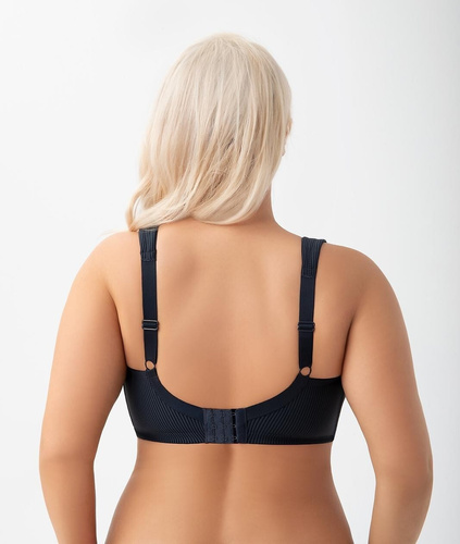 Reggiseno morbido con ferretto K 973 Nela Gorsenia blu navy - reggiseno confortevole per un seno pieno