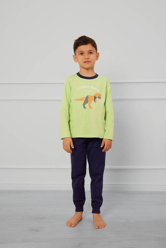 Pigiama Rex Boys Italian Fashion - verde lime/verde