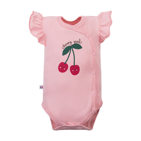 Body neonato Eevi Cherry manica corta cotone elastico comodo