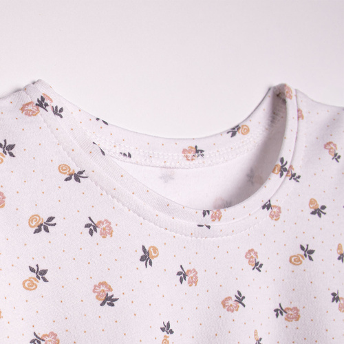 220037 Completo per bambina: maglietta + pantaloncini Nicol, cotone, set estivo