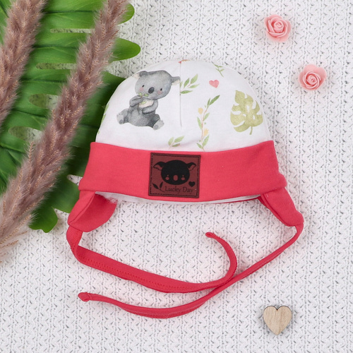 Nini Cappellino Neonato Sweet Koala 100% Cotone Biologico – Alta Qualità Made in Poland