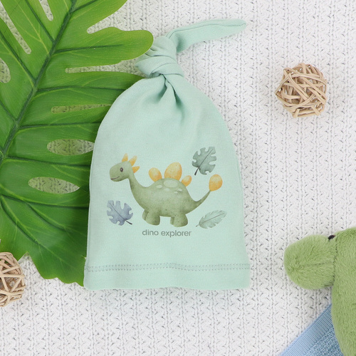 ABN-5579 Cappellino per bambini Dino Explorer Nini - cotone organico, morbido e traspirante