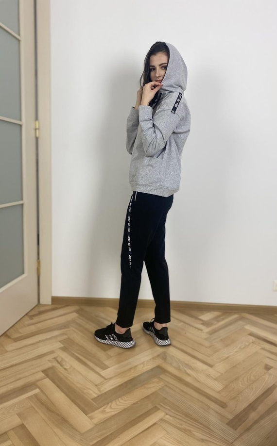 496 Tuta da ginnastica Just Forex donna - melange chiaro