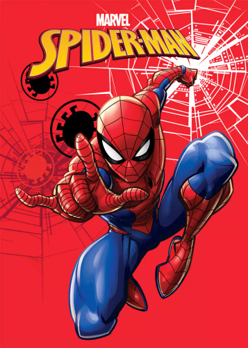 Coperta in pile Spiderman Faro - rossa, 220 g/m², morbida e leggera