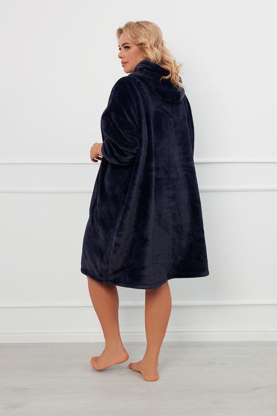 Forio Camicetta con cappuccio Moda italiana unisex - blu navy