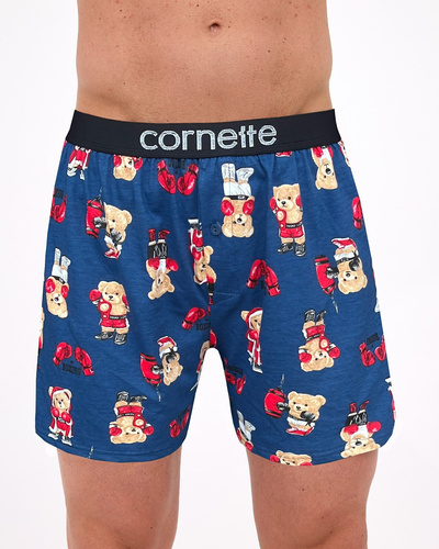 881/02 882/02 Boxer Cornette da uomo - in cotone, taglio ampio con elastico in vita