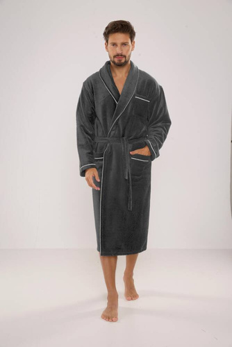 735 Vestaglia da uomo Manuele De Lafense - grafite