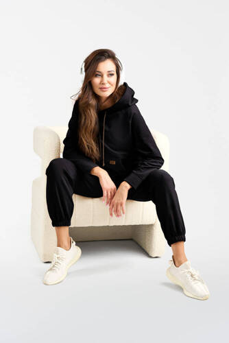 Felpa con cappuccio Viva Women's Fashion - nero