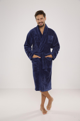 811 Accappatoio in felpa da uomo De Lafense - denim