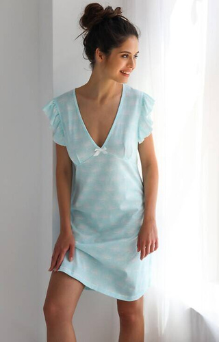 Camicia da notte Sensis Greta - menta