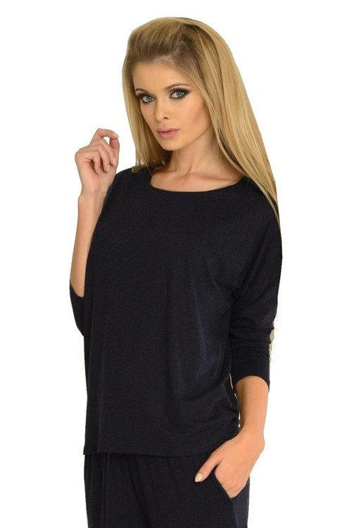 305 Paula Tuta pigiama donna - blu navy