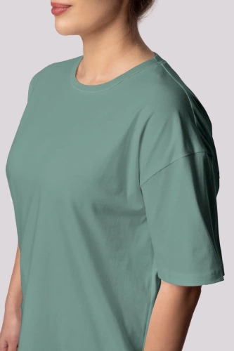 Bliss pigiama donna a maniche corte Mona verde oliva