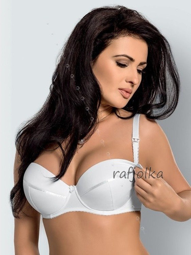 Gorsenia MK01 Ana Reggiseno per l'allattamento - bianco