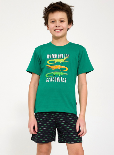 Pigiama da bambino Cornette Young Boy 790/125 Coccodrilli, 100% cotone