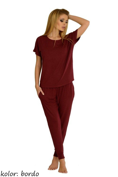 524 Pigiama da donna Paula De Lafense - marrone