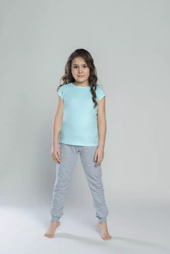 T-shirt Tola per bambina, manica corta Moda italiana - melange