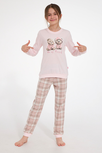 Pigiama bambina Cornette 594/202 592/202 Be My Friend 100% cotone manica lunga