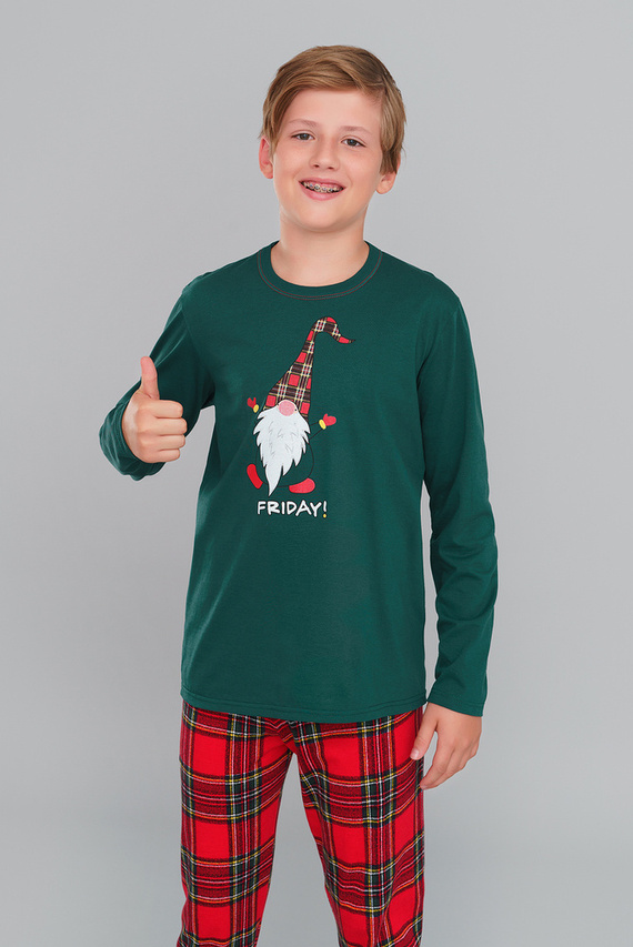 Narvik Pigiama da bambino Moda italiana - rosso/stampa