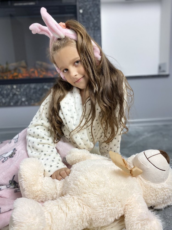 367 Accappatoio per bambini Melanie Forex - ecrù